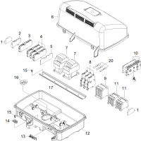 KÄRCHER Professional Ersatzteile Hochdruckreiniger Heisswasser HDS-E 3.3/25-4 M Ec 24KW 1.030-902.0 E-Kasten Motor