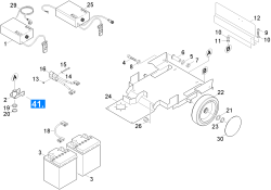 KÄRCHER Professional Ersatzteile Bodenreiniger BD 530 Bp 1.127-382.0 Fahrgestell