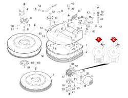 KÄRCHER Professional Ersatzteile Bodenreiniger BD 530 XL Bp Pack Ratio 1.127-480.0 Bodenkopf BD (XL)