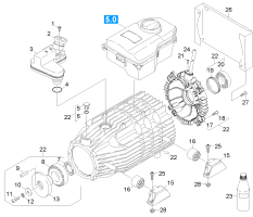 KÄRCHER Professional Ersatzteile Hochdruckreiniger Kaltwasser HD 10/25-4 Cage Plus EU-I 1.286-131.0 Motor