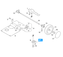 KÄRCHER Professional Ersatzteile Bodenreiniger BD 530 Ep 1.127-344.0 Fahrgestell BD 530