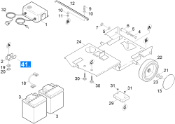 KÄRCHER Professional Ersatzteile Bodenreiniger BR 530 XL PACKAGE  EU 1.127-231.0 FAHRGESTELL