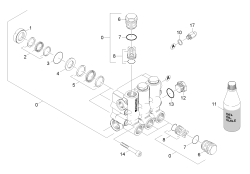 KÄRCHER Professional Ersatzteile Hochdruckreiniger Kaltwasser HD 25/15-4 Cage Plus EU-I 1.367-122.0 Zylinderkopf