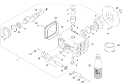 KÄRCHER Professional Ersatzteile Hochdruckreiniger Kaltwasser HD 25/15-4 Cage Plus EU-I 1.367-122.0 Kolben