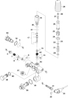 KÄRCHER Professional Ersatzteile Hochdruckreiniger Kaltwasser HD 25/15-4 Cage Plus EU-I 1.367-122.0 Ueberstroemer