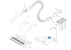 KÄRCHER Professional Ersatzteile Sauger NT 35/1 Tact      EU 1.184-850.0 Zubehoer