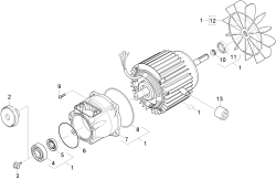KÄRCHER Professional Ersatzteile Hochdruckreiniger Heisswasser HDS 5/11 UX Plus EU 1.064-046.0 Motor