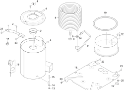 KÄRCHER Professional Ersatzteile Hochdruckreiniger Heisswasser HDS 5/11 UX Plus EU 1.064-046.0 Heizschlange