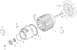 KÄRCHER Professional Ersatzteile Hochdruckreiniger Heisswasser HDS 5/13 U Plus EU 1.064-041.0 Motor
