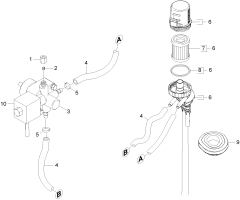 KÄRCHER Professional Ersatzteile Hochdruckreiniger Heisswasser HDS 11/18-4 S Basic EU-I 1.071-628.0 Brennstoffpumpe und Filter