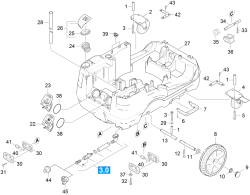 KÄRCHER Professional Ersatzteile Hochdruckreiniger Heisswasser HDS 10/20-4 MX EU-I 1.071-456.0 Gehaeuse Unterteil