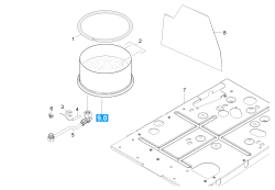 KÄRCHER Professional Ersatzteile Hochdruckreiniger Heisswasser HDS 10/20-4 MX EU-I 1.071-456.0 Brennerboden