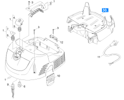 KÄRCHER Professional Ersatzteile Sauger NT 55/1 Tact EU 1.146-820.0 Haube Einzelteile
