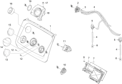 KÄRCHER Professional Ersatzteile Hochdruckreiniger Heisswasser HDS 11/18-4 S Basic EU-I 1.071-628.0 Instrumententafel