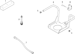 KÄRCHER Professional Ersatzteile Hochdruckreiniger Kaltwasser ABS Halter Schlauchtrommel 2.643-040.0 ABS Halter