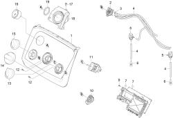 KÄRCHER Professional Ersatzteile Hochdruckreiniger Heisswasser HDS 9/18-4 M EU-I 1.077-911.0 Instrumententafel