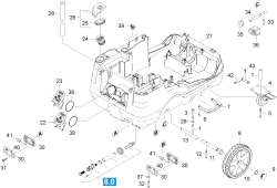 KÄRCHER Professional Ersatzteile Hochdruckreiniger Heisswasser HDS 7/12-4 MX EU 1.077-450.0 Gehaeuse Unterteil