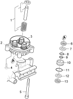 KÄRCHER Professional Ersatzteile Hochdruckreiniger Kaltwasser HD 7/10 CXF EU-I 1.151-906.0 Geradschubfuehrung