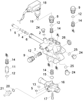KÄRCHER Professional Ersatzteile Hochdruckreiniger Heisswasser HDS 1000 Be 1.811-937.0 Zylinderkopf