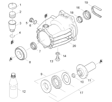 KÄRCHER Professional Ersatzteile Hochdruckreiniger Heisswasser HDS 1000 Be 1.811-937.0 Antrieb