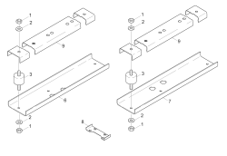 KÄRCHER Professional Ersatzteile Hochdruckreiniger Heisswasser HDS 1000 Be 1.811-937.0 Halterung Motor