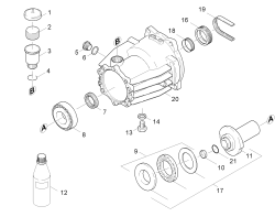 KÄRCHER Professional Ersatzteile Hochdruckreiniger Heisswasser HDS 1000 De CEMO 1.811-948.0 Antrieb