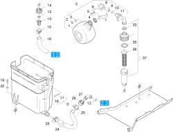KÄRCHER Professional Ersatzteile Hochdruckreiniger Heisswasser HDS 2000 SUPER EU-I 1.071-100.0 Schwimmerkasten 2