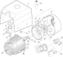 KÄRCHER Professional Ersatzteile Hochdruckreiniger Kaltwasser HD 715 EU-I 1.151-500.0 Motor