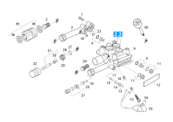 KÄRCHER Professional Ersatzteile Hochdruckreiniger Kaltwasser HD 2.3/15 C Ed 1.150-626.0 Zylinderkopf