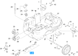 KÄRCHER Professional Ersatzteile Hochdruckreiniger Heisswasser HDS 3.5/30-4 M Ea 1.071-431.0 Gehaeuse Unterteil