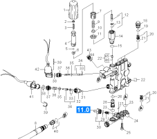 KÄRCHER Professional Ersatzteile Hochdruckreiniger Heisswasser HDS 4.5/22-4 M Ea 1.071-908.0 Zylinderkopf