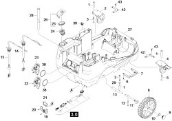 KÄRCHER Professional Ersatzteile Hochdruckreiniger Heisswasser HDS 5.0/30-4 S Ec 1.071-626.0 Gehaeuse Unterteil