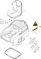 KÄRCHER Professional Ersatzteile Kehrmaschinen KM 90/60 R G Adv Edition  Haube komplett 1.047-306.0