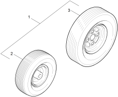 KÄRCHER Professional Ersatzteile Kehrmaschinen KM 90/60 R G Adv CARB  ABS Bereifung Vollgummi 1.047-305.0