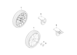 KÄRCHER Professional Ersatzteile Hochdruckreiniger Kaltwasser ABS nichtkreidend Raeder HDS-M 2.643-139.0 ABS nichtkreidend Raeder