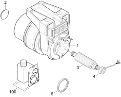 KÄRCHER Professional Ersatzteile Bodenreiniger BR 120/250 R Bp 1.480-113.0 Fahrmotor Drehstrom BR/BD 100/250