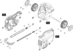 KÄRCHER Ersatzteile Hochdruckreiniger PRO HD 800 Plus *EU 1.520-171.0-A Handgriff und Raeder