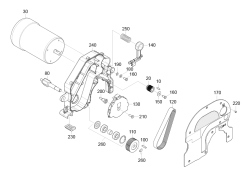 KÄRCHER Professional Ersatzteile Bodenreiniger B 250 R 1.480-230.2 Antrieb Buerstenkopf