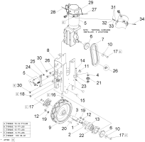 KÄRCHER Professional Ersatzteile Bodenreiniger BDP 50/2000 RS Bp Pack 1.002-039.0 Antrieb Vorderrad