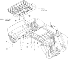 KÄRCHER Professional Ersatzteile Bodenreiniger BDP 50/2000 RS Bp Pack 1.002-039.0 Pedal Befestigung