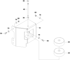 KÄRCHER Professional Ersatzteile Bodenreiniger B 250 R 1.480-230.2 Abweiser links kpl.