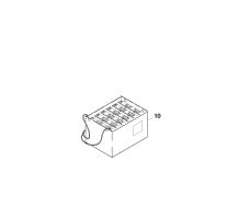KÄRCHER Professional Ersatzteile Bodenreiniger B 250 R 1.480-230.2 Batterie Trog 36V 630Ah