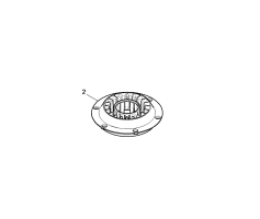 KÄRCHER Professional Ersatzteile Bodenreiniger BD 50/55 W Classic Bp Pack 115Ah 1.127-063.0 Scheibenbuerste kpl. mittel rot 510 mm