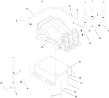 KÄRCHER Professional Ersatzteile Hochdruckreiniger Heisswasser HDS 9.8/32 De Cage 1.110-602.0 Pump Assembly