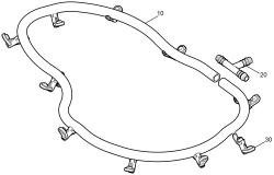KÄRCHER Professional Ersatzteile Bodenreiniger B 150 R Bp Pack Dose+240AhGel+D90 1.246-034.0 Schlauch Tankspuelsystem kpl.