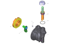 KÄRCHER Ersatzteile Pumpe BP 3 Home & Garden *EU 1.645-353.0 Pumpenkopf komplett BP 3 H&G