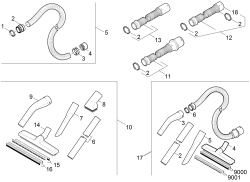 KÄRCHER Professional Ersatzteile Sauger Turbo I Set 1.378-308.0 Zubehoer 01