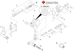 KÄRCHER Ersatzteile Hochdruckreiniger K 3.80 MD plus T250 RR *EU 1.950-115.0-A Steuergehaeuse