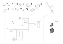 KÄRCHER Professional Ersatzteile Kehrmaschinen KM 105 0 ETL Kabelsatz Diesel KM 105/110