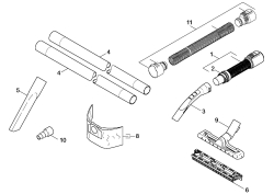 KÄRCHER Ersatzteile Nasstrockensauger WD 3 P Extension kit *EU-II 1.629-885.0 Zubehoer